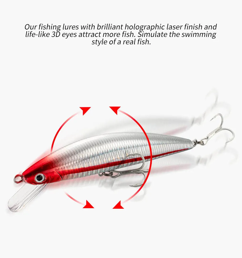 Angelköder Sinking Minnow 13 cm 15 cm 40 g 60 g Gewichtssystem Harter Köder Pesca Starke Drillinge Wobbler Jerkbait Swimbait Köder – Detail 5