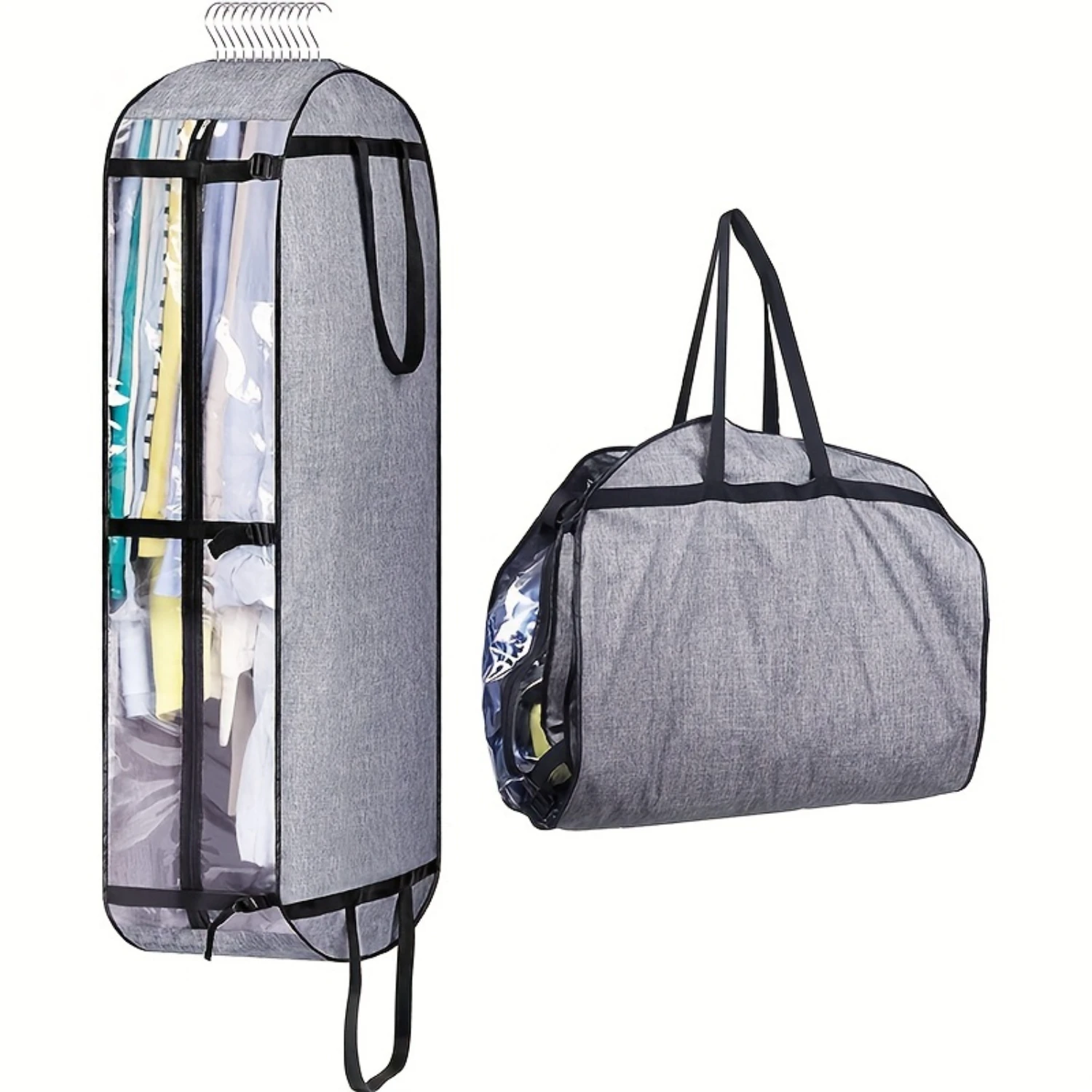 Heavy-Duty 300D Oxford Cloth Travel Bag-Foldable, Portable Solution For Clothes & More