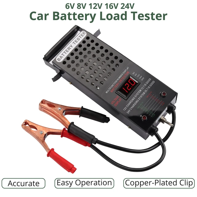 6V-12V 100Amp Testeur de batterie Auto Voiture Analyseur de batterie