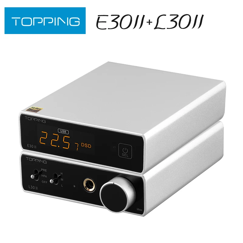TOPPING E30 II Decoder + TOPPING L30 II Headphone Amplifier+RCA Cable audio adapter,headphone amplifier,earphone amplifier adapter,audio converter adapter,headphone amplifier cable,audio converter,audio decoder,audio converter amplifier,headphone adapter,headphone audio decoder