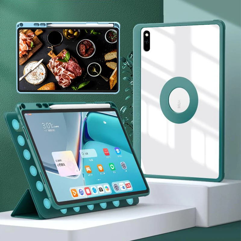 Anel Magnético Destacável para Huawei Matepad Huawei Matepad Pro 11 2023 Huawei Matepad 11 11.5 12.6 2023 10.4 Tampa de Rotação 720 Case de
