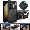 For Samsung Galaxy S21 Ultra Case Armor Magnet Holder Ring Lens Protect Phone Case For Samsung S20 S21 FE S21 + Plus Back Cover 1
