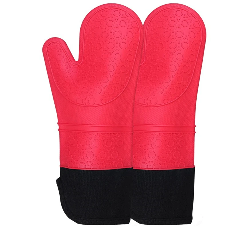 Silicone Oven Gloves 1PC Insulated Heat-proof Oven Mitts Microwave Baking Tools