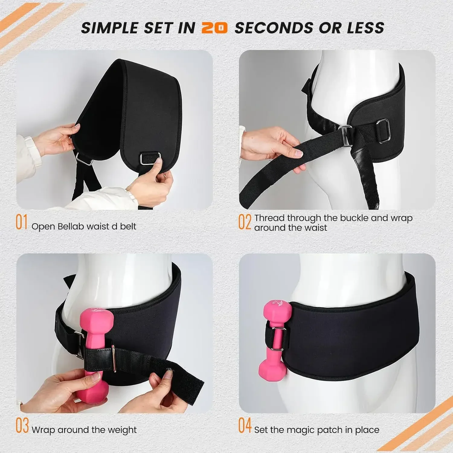 Hip Thrust Weight-bearing Belt Hip Thrust Belt Adjustable Hip Weight-bearing Training Squat Belt Home Exercise Fitness Equipment 4