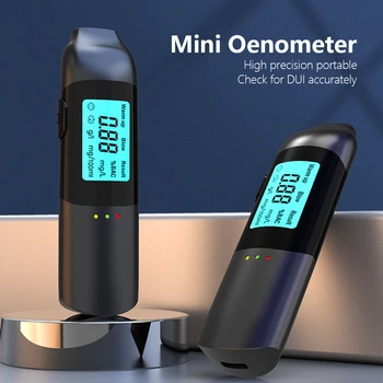 Portable Non-Contact Alcohol Tester with LED Digital Display Alcoholmeter Alcohol Tester Accuracy Breathalyzer Diagnostic Tool 2