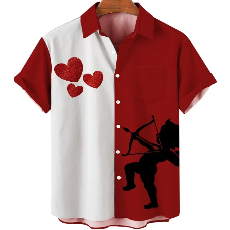 

Men's Beach Leisure Vacation Pattern Short Sleeve Shirts Casual Floral Vintage Clothing Social Hawaiian Summer Y2k Fashion Hot