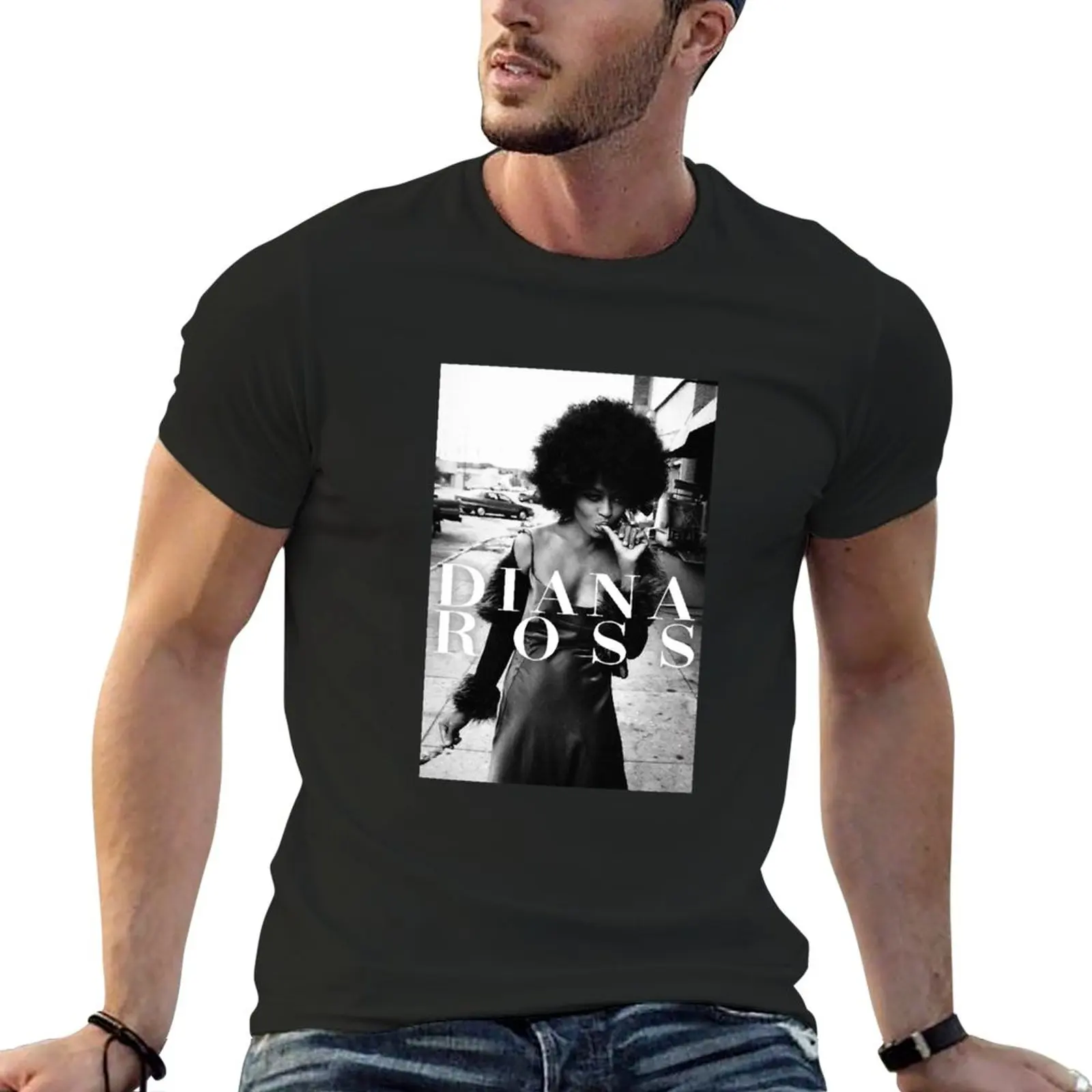

New Diana Ross T-Shirt Tee shirt new edition t shirt anime clothes mens t shirts