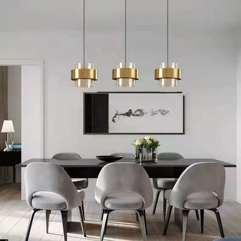 

Nordic Pendant Lamp Smoky Amber Glass Modern Hanging Lamp Art Restaurant Bar Hotel Bedroom Bedside E27 Suspension Lights