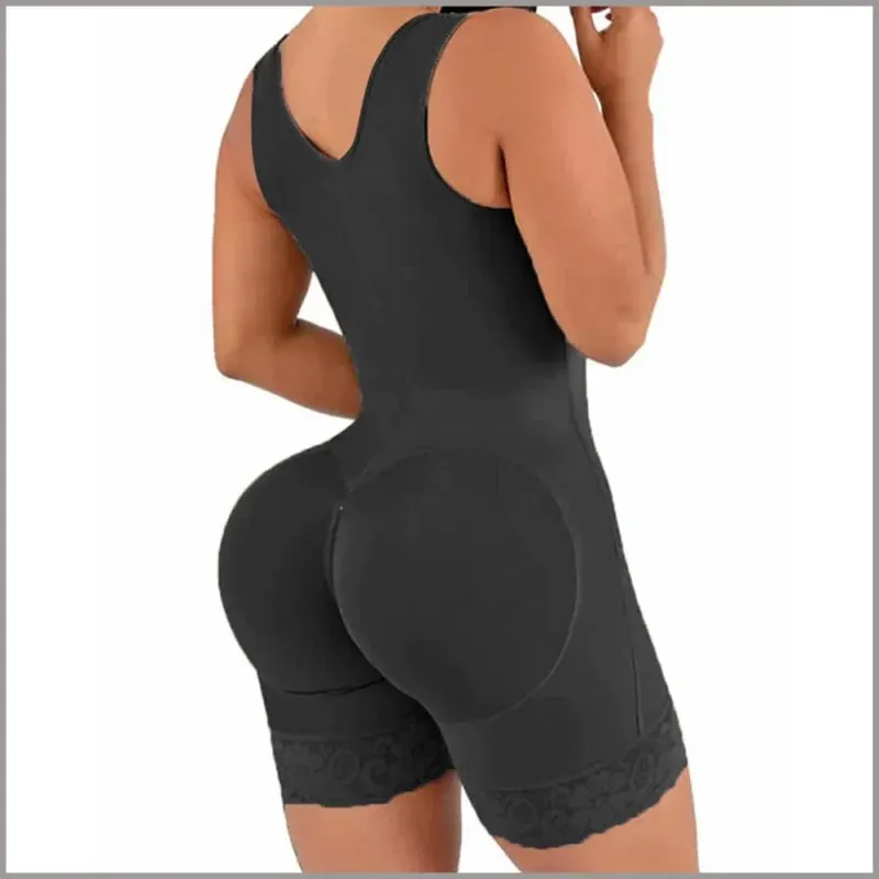 Non- Slip Double Tummy Layer Happy Butt No7 Shaper-Fajas