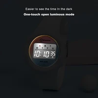 Nouveaux garçons filles montre 30M étanche numérique enfants montre violet LCD électronique enfants Sport montres réveils cadeaux 3