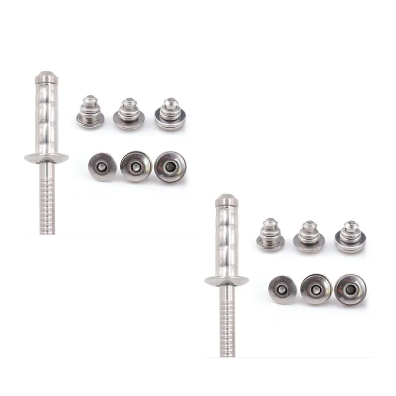 30/50pcs Stainless Steel High Strength Blind Rivet Stavex Multi-grip Capability Large Blind Side Bearing Area