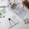 A6 Stickers Storage Book Transparent Nail Sticker Collecting Bandage Notebook Holder Cash Bill Organize Idol Photo Booklet 2