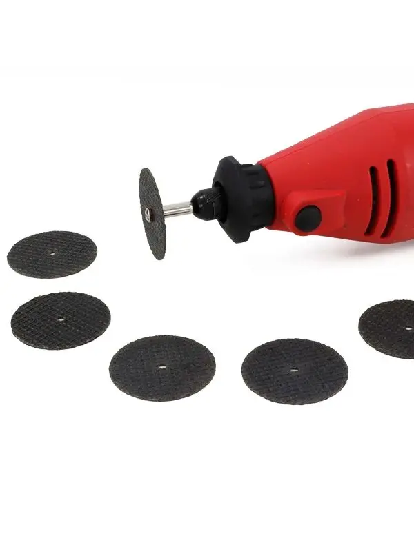 Mini-Metalltrennscheibe zum Schleifschneiden, Drehwerkzeug, Kreissägeblatt, Harz-Schleifscheibe mit Dorn, Dremel Accessorise – Detail 11