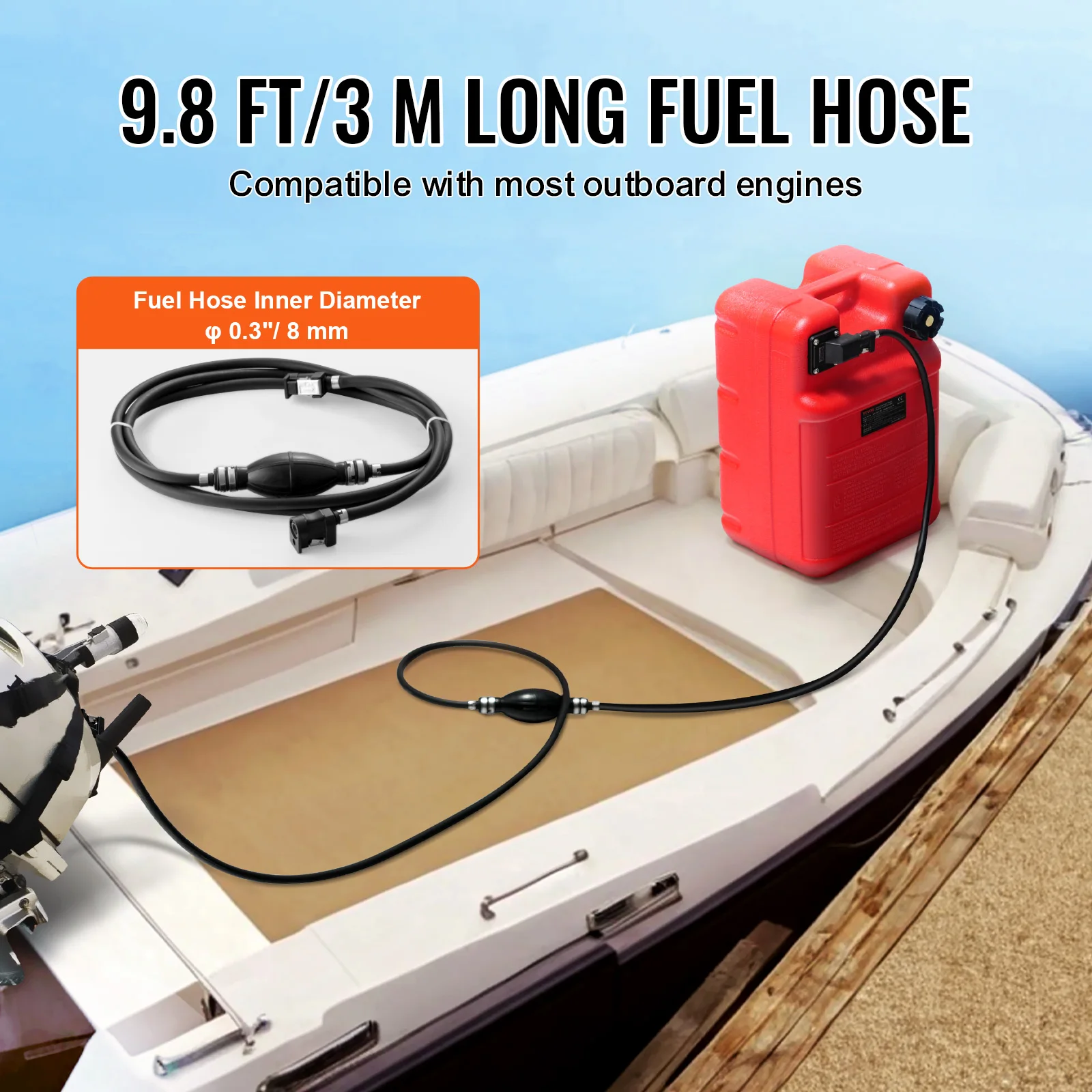 6Gal/24L Fuel Tank Petrol Cans Car Jerry Can with Hose Motorcycle Gas Can Gasoline Oil Container for BMW Atv SUV Yacht petrol can,motorcycle fuel container