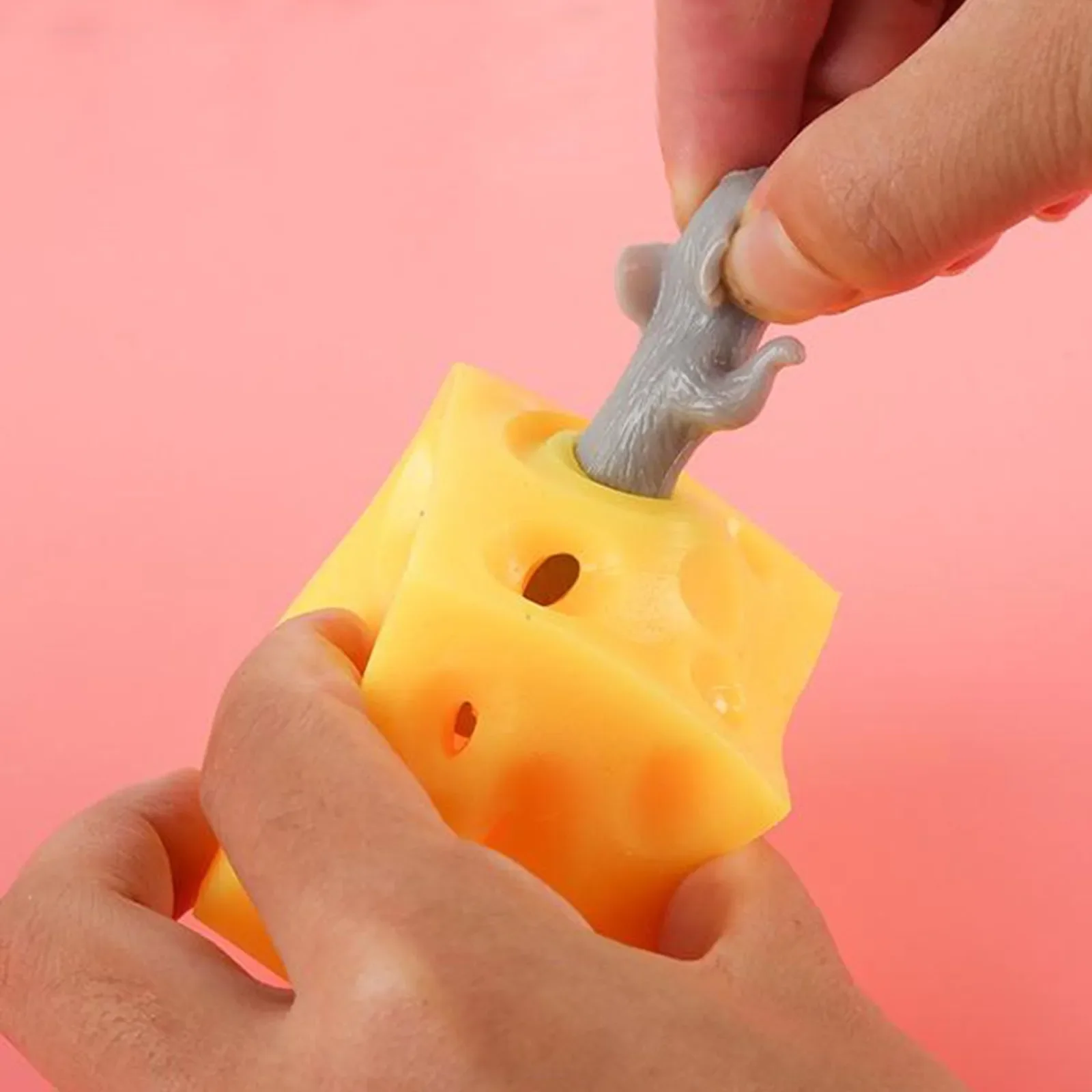 Cheese Mouse Squeeze Toy Relieve Stress And Anxiety Autism Sensory Fidget Kids Antiestrés Juguetes Cumpleaños Invitados Niños 6