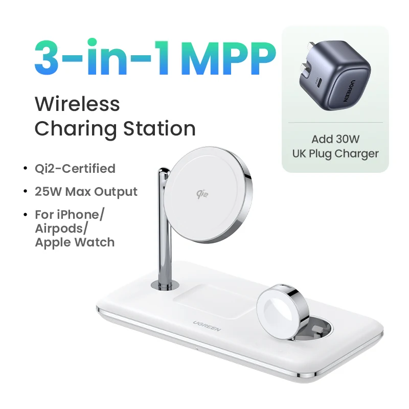 3 in 1 Qi2 MPP UK
