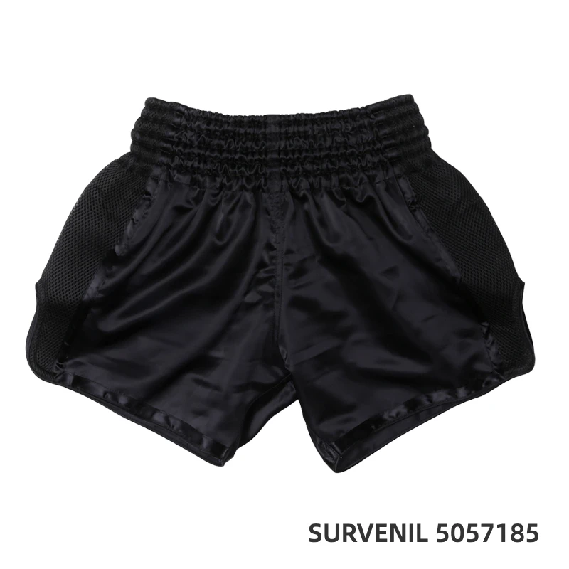 Muay Thai Shorts Plain Boxing Shorts Men Women Child Satin Grappling Kickboxing Fight Shorts No Logo Martial Arts MMA Clothing