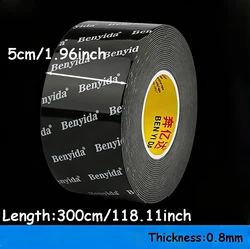 Heavy Duty Automotive Double - Sided Adhesive Tape for Exterior Applications (50mm)