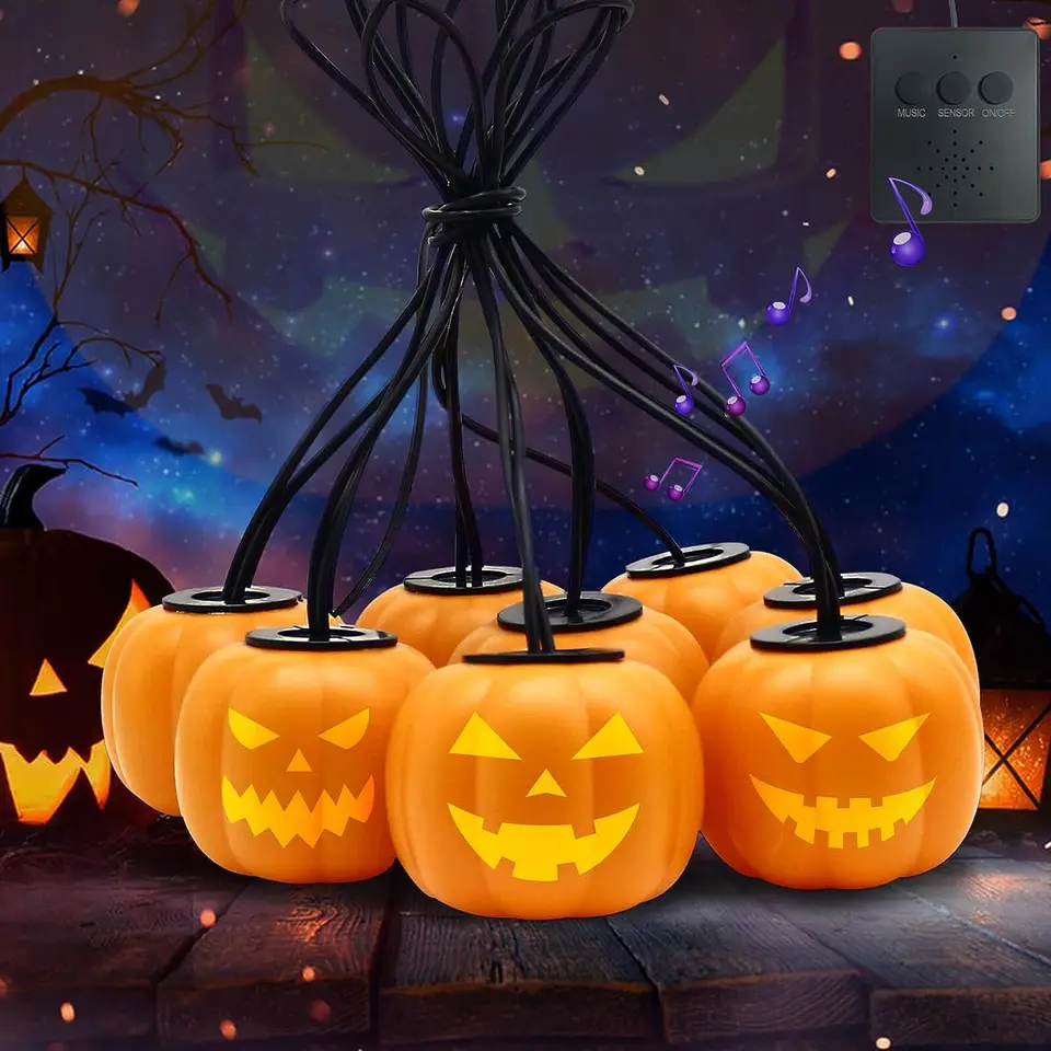 ハロウィン Halloween Pumpkin with LED Lights S2e3e2047d8a24cedb83e572caeb2c