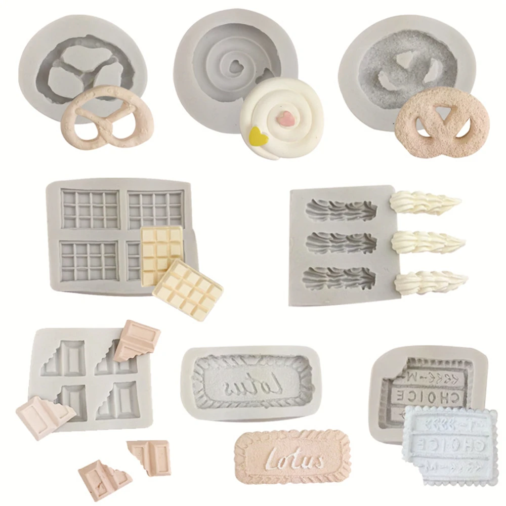 DIY Handmade Biscuit Silicone Mold, Non-Stick Cartoon Ice Cream Chocolate Candy Mould, ... - SKU DHSM2103 - UGI Packaging