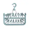 Drying Clip Swivel Hangers For Clothes With Clips Wind-Proof Swivel Hangers For Clothes Lingerie Socks 5