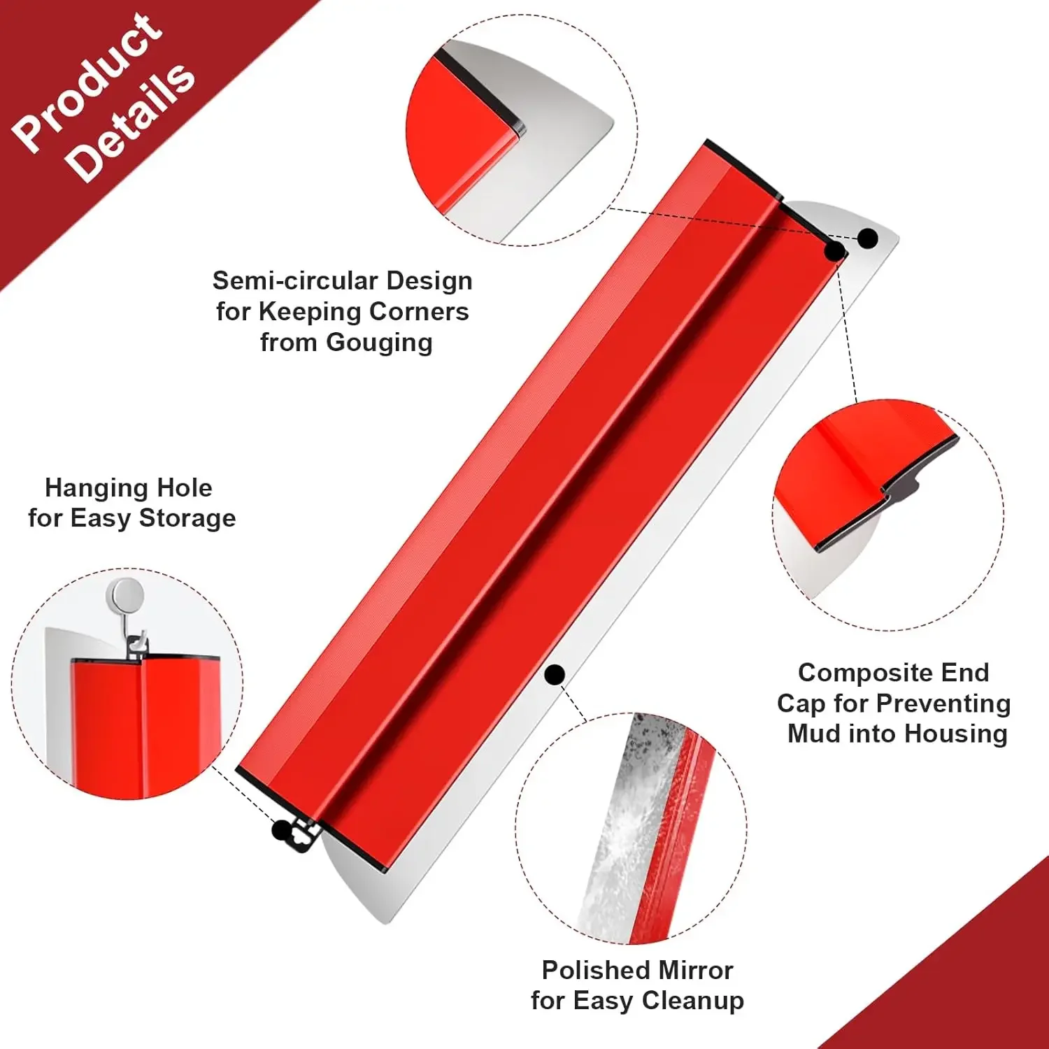 25/40CM Drywall Smoothing Spatula Skimming Flexible Blade Painting Finishing Skimming Blades Building Tool Wall Plastering Tools drywall spatula plastering blade putty knife wall plastering trowel