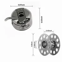 Bobbin Case + 2 Metal Bobbins for Brother, Janome, Singer Household Sewing Machines – Sewing Accessories & Tools - Image 3