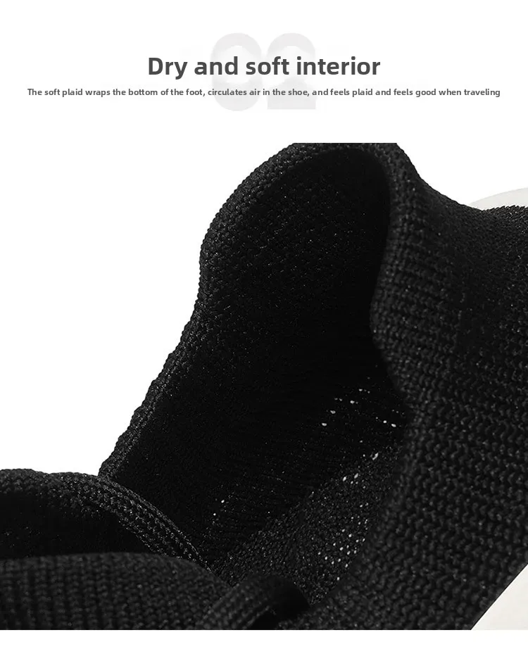New 2025 Men's High-End Summer Shoes Trendy Versatile Mesh Breathable Thick Bottom Youth Running Sports Casual Shoes