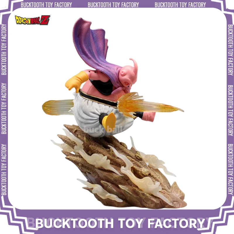 

20cm Dragon Ball Z Buu Anime Figure Majin Buu Fat With Light GK Figurine PVC Statue Model Doll Collectible Room Decora Toys Gift