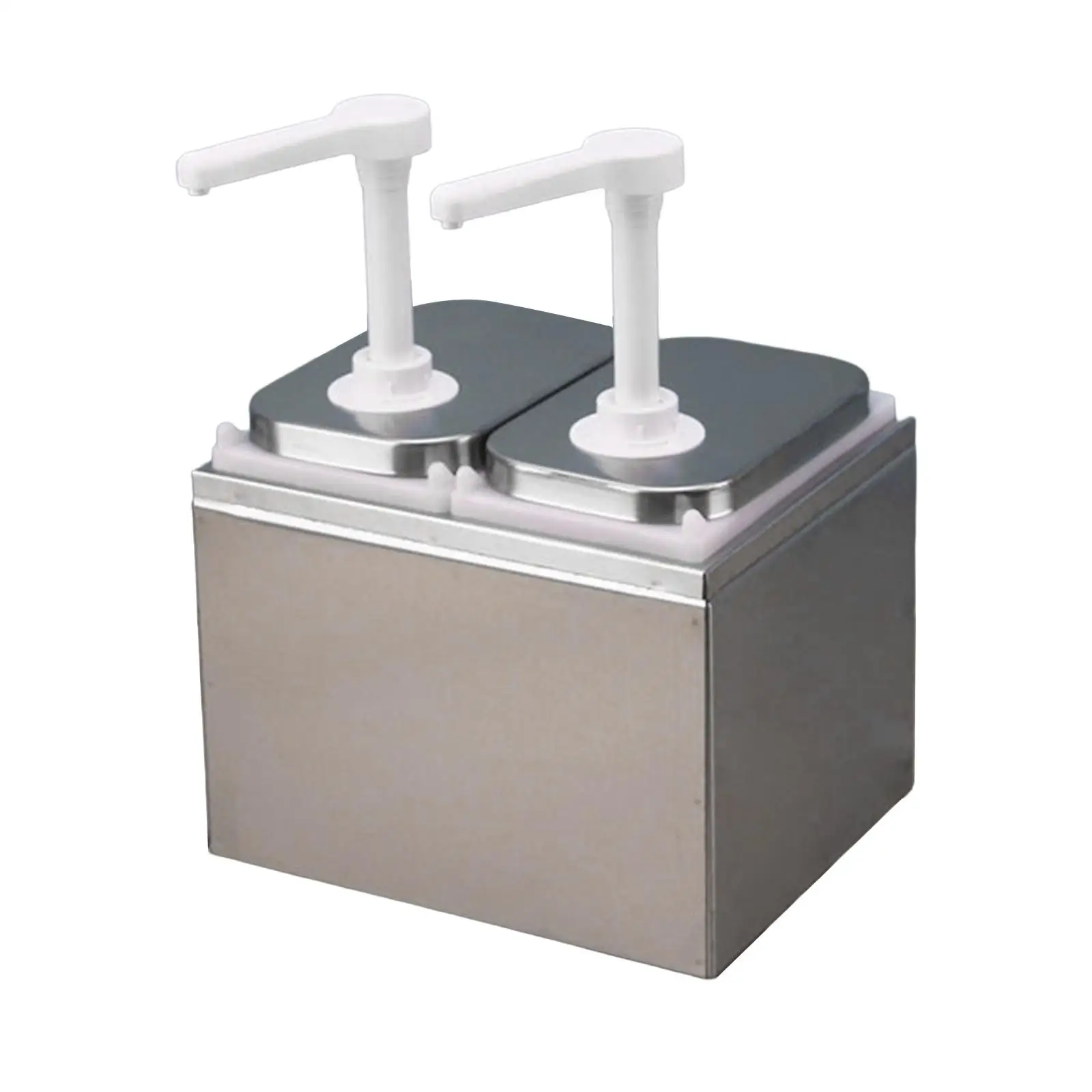 

Sauce Pump Dispenser 2.5L Syrups Pump Container Removable Manual Sauce Dispenser Pump for Commercial Home Restaurant Buffet