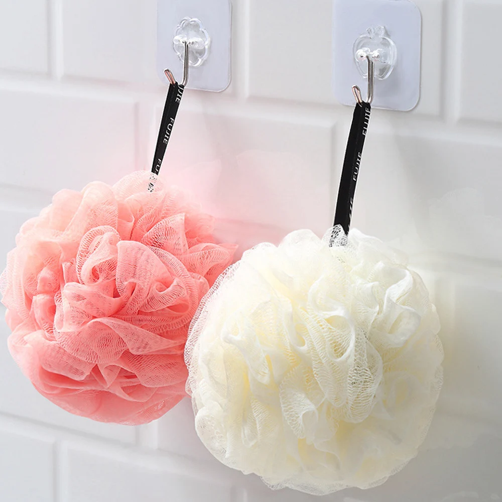 Back Brush Soft Mesh Bath Sponge Balls Nylon Cleaning Brush Shower Exfoliating Scrubbers Loofah Sponge for Women, Men Bathroom 5