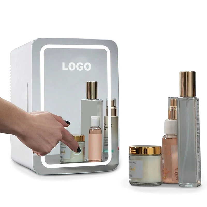 Mini small beauty skin care portable skincare cosmetic car fridge cost hot and cold refrigerators