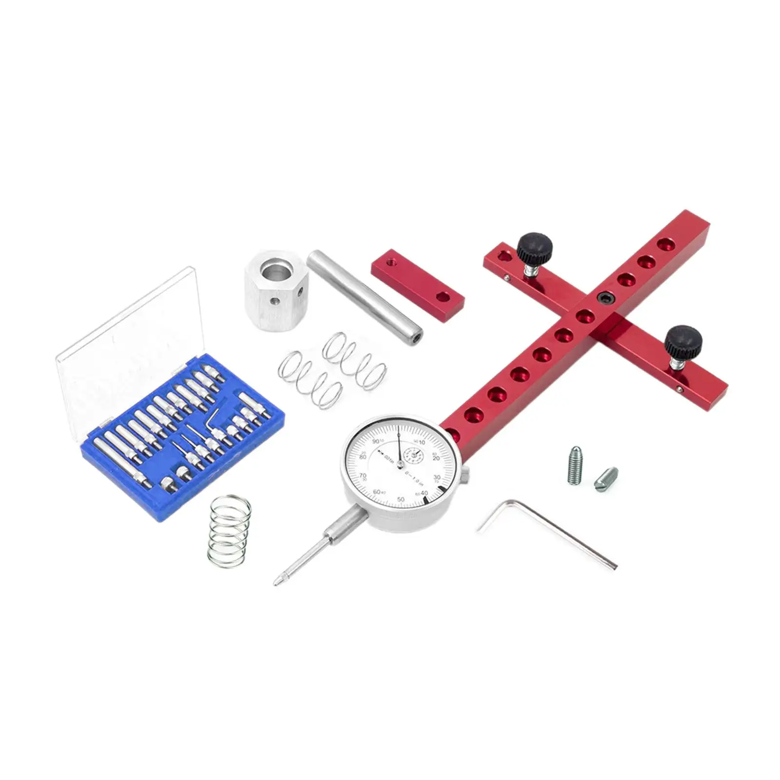 Table Saw Dial Indicator Gauge Multifunctional Accessory Drill Presses Woodworking Aluminum Alloy Table Saw Fence Alignment Jig 4