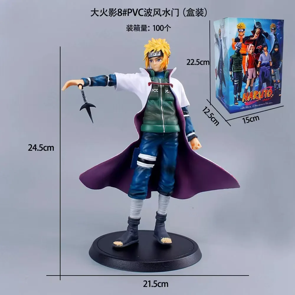 20+ CM Naruto Anime Character Figurines Ornaments Gift Set