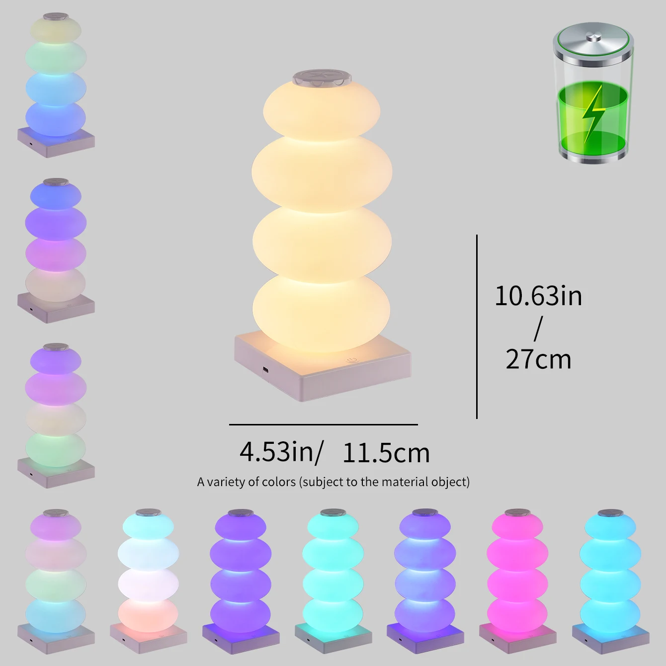 ตัวเลือกสินค้า โคมไฟ LED ปรับสีได้ 16 สี ตกแต่งบ้าน