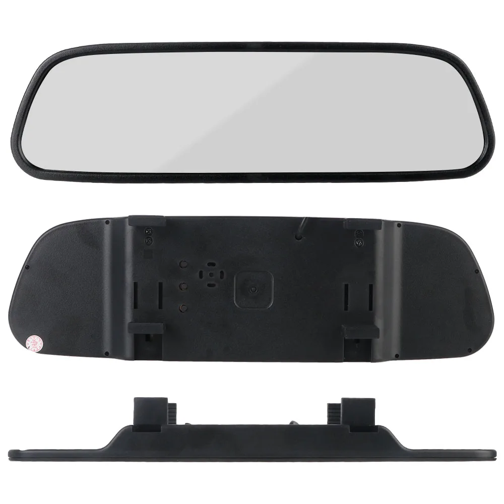 5 Inch Screen HD Video Support Reverse Priority LED Rearview Monitor Universal Car Rearview Mirror Display Auto Parking Assist