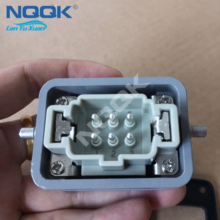 

ACJ3-16A/6-core 500V industrial rectangular plug socket heavy-duty connector