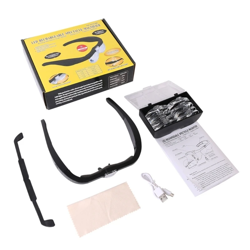 

Eyewear Loupe-Reading Glasses Headband Glass For Jewelry Watch Repair