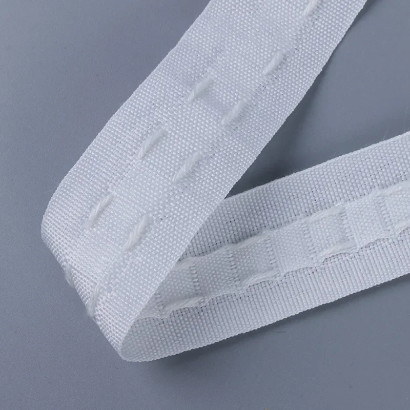 한국 후크 리프팅 후크 테이프, 면 혼방 DIY 커튼 액세서리, 풀 플리츠 테이프, 폭 2.5cm, 3cm, A055 & 20