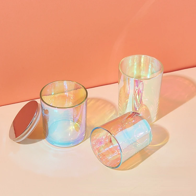 Jars for Candles Colored Transparent Candle Cup Candle Pot Home Decoration Homemade Cup Glass