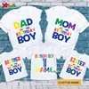 Family Matching Outfits Birthday Party 2023 Family Clothes Set T Shirts Birthday Boy Kids Personalized Name Boy Party T-shirt 1