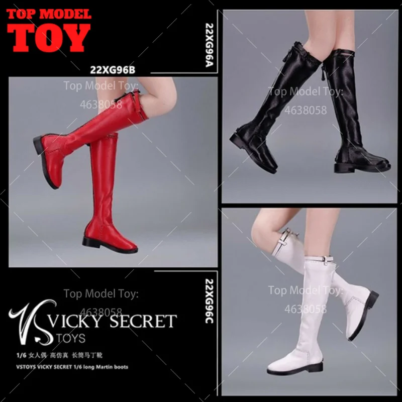 

VSTOYS 22XG96 1/6 настоящая овчина полые сапоги с длинным рукавом модель обуви для 12 дюймов Famele фигурки тела игрушки