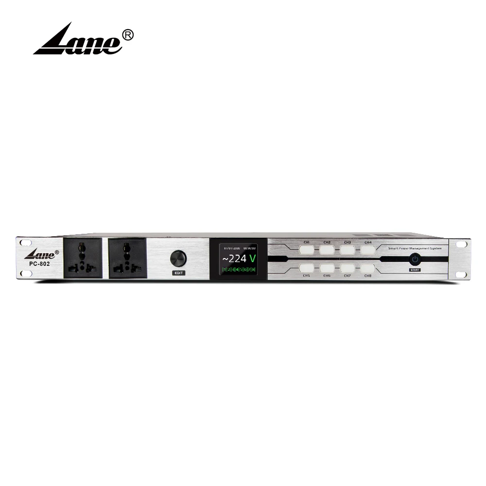 

PC-802 Best Selling Products 2023 8/10 Channel Power Sequencer Controller For Sound System