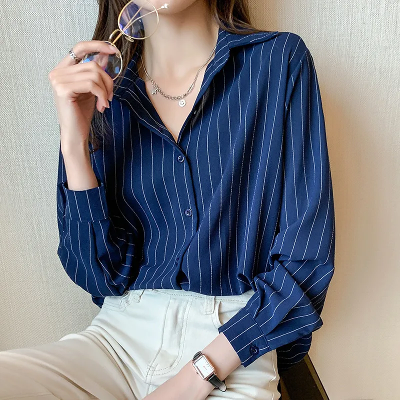 Office Blusas Chemise Femme Shirt Women Summer Chiffon Blouse Tops Fem –  Lauraly Limited