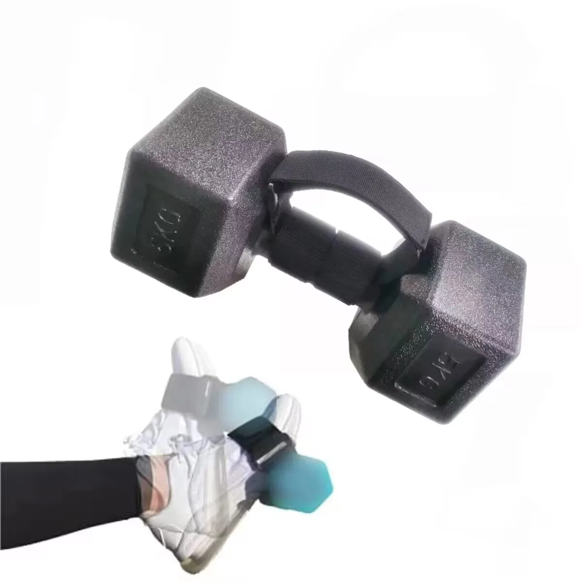Ankle Straps Tib Bar Leg Extension Trainer Squat Wedge Shin Splint Relief Gym Accessories