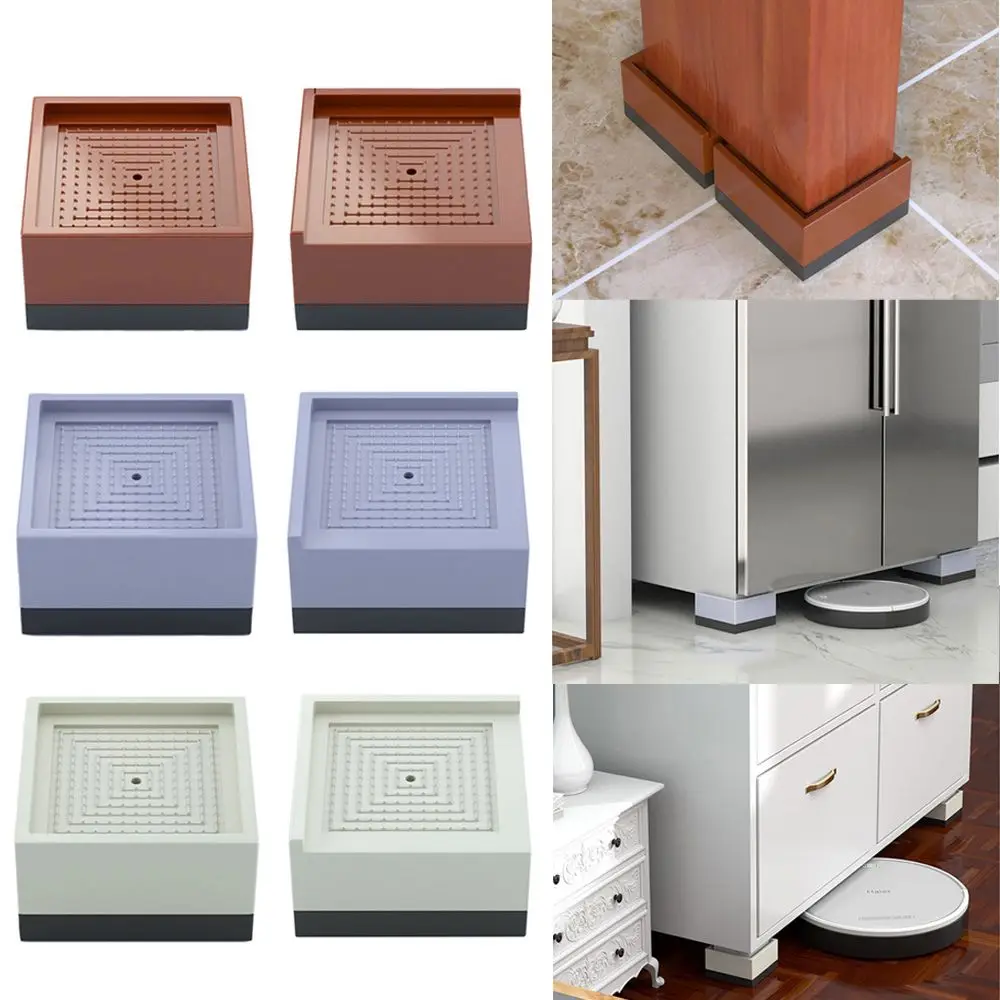 Adjustable Anti-Slip Furniture Lifts with Shock Absorption
