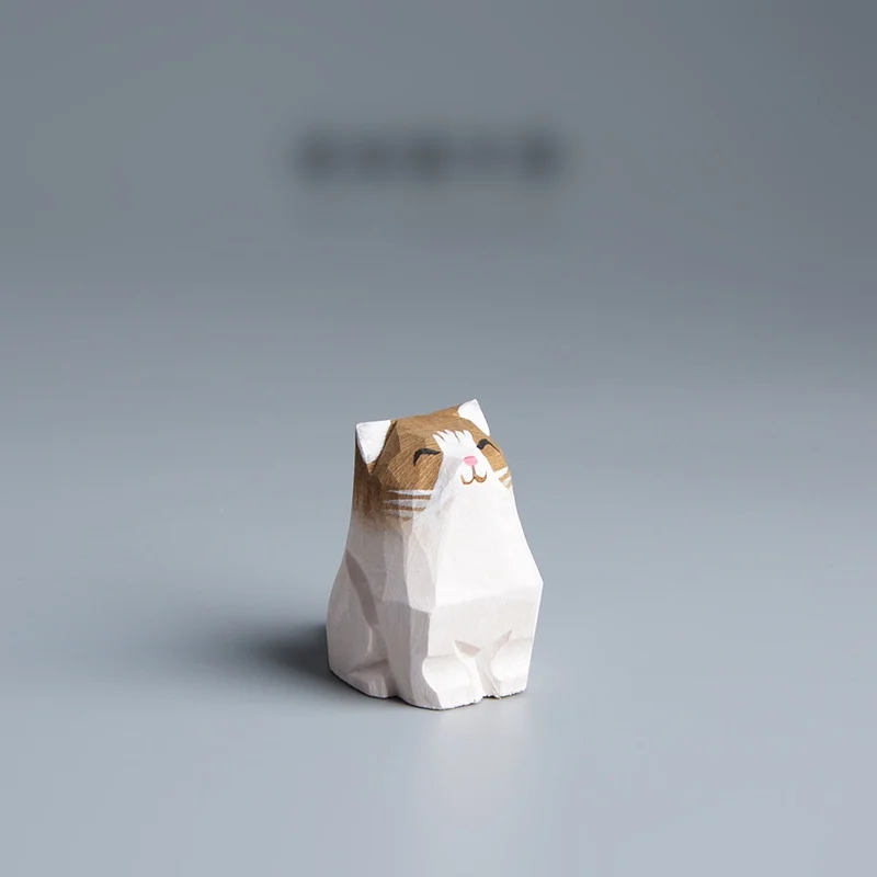 Portachiavi Gatto in Legno - varie razze (semplice anello) 13 Portachiavi Gatto in Legno - varie razze (semplice anello) - immagine 9