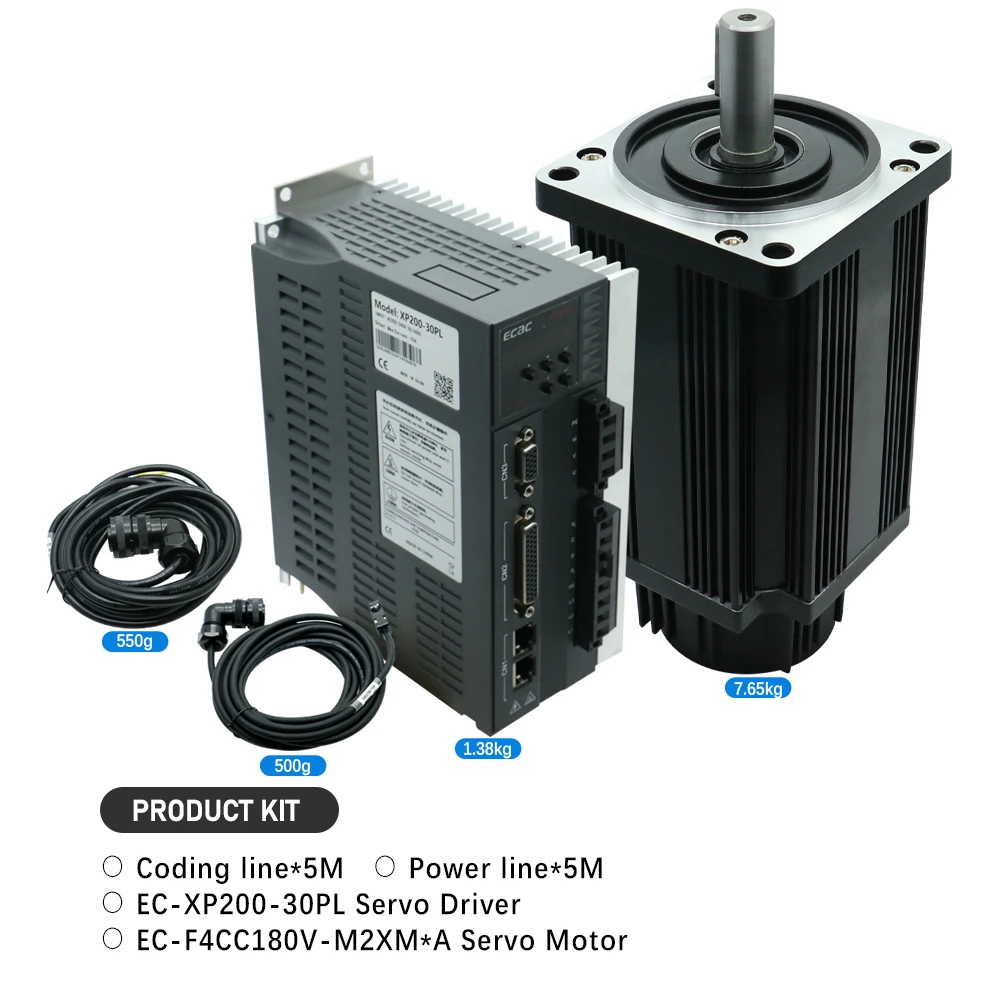 Servomoteur CNC 1.8kW 6Nm 3000rpm avec ou sans frein - Pièces RC
