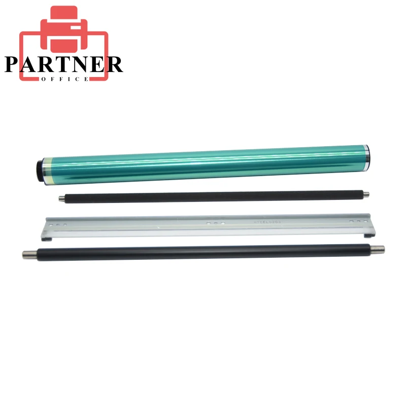 

1 комплект, новый высококачественный OPC барабан C258 + чистящее лезвие + чистящий ролик + ПЦР-ролик для Konica Minolta C258 C308 C368