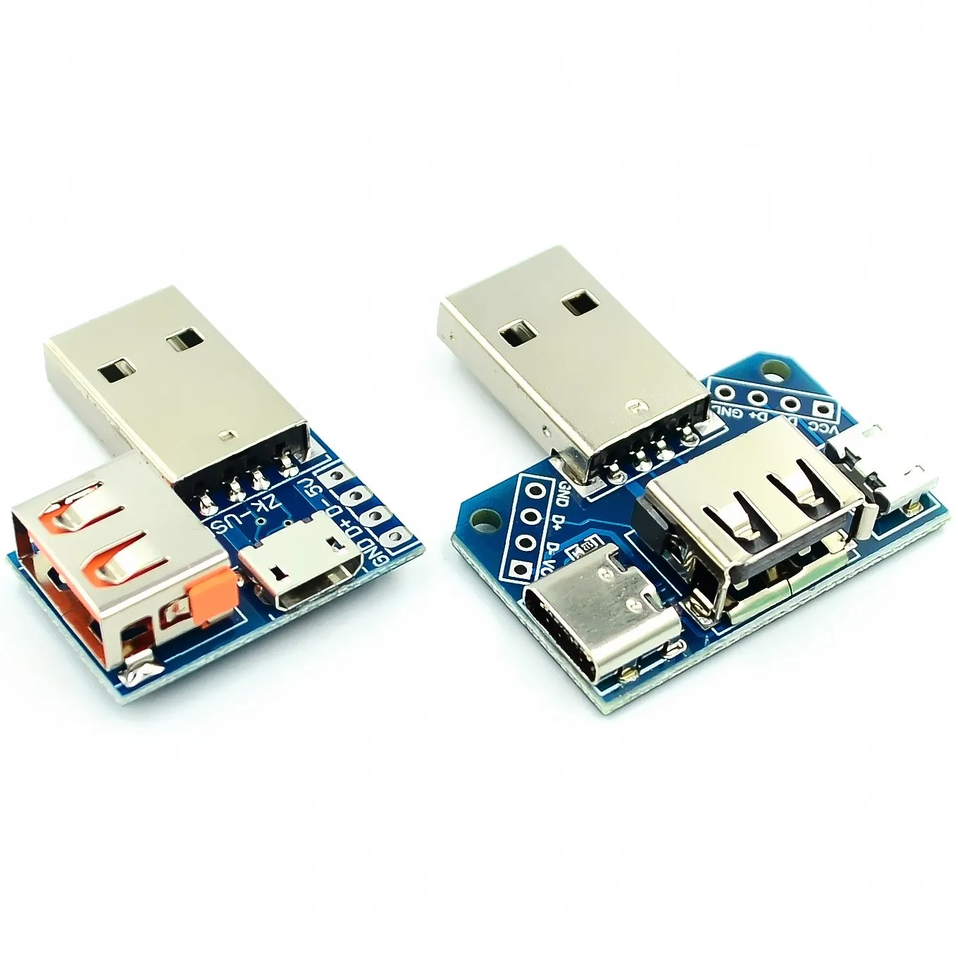 USB Head Switchboard Male Connector to Type-c Micro Female 2.54-4P transfer test board adapter plate XY-USB4 | Электронные